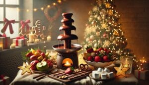 Chokoladefontæne julegave